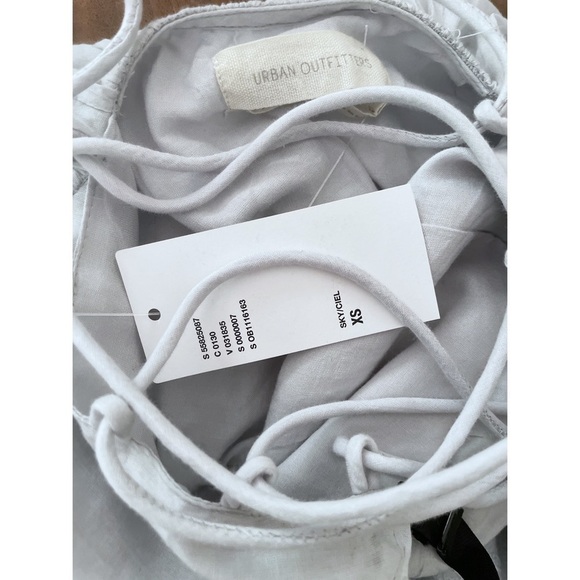 NWT Urban Outfitters UO Annabelle Eyelet Floral Tiered Ruffle Maxi Dress XS - Picture 3 of 12